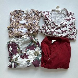 Kate Quinn Organics Newborn Onesie Bundle (4 snap onesies)